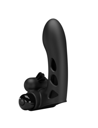 PRETTY LOVE - COPERTURA PER DITA VIBRATORE ORLANDO NERA