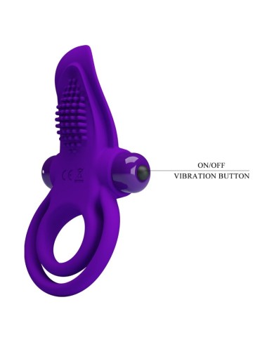 PRETTY LOVE - ANELLO VIBRANTE PER PENE VIOLA