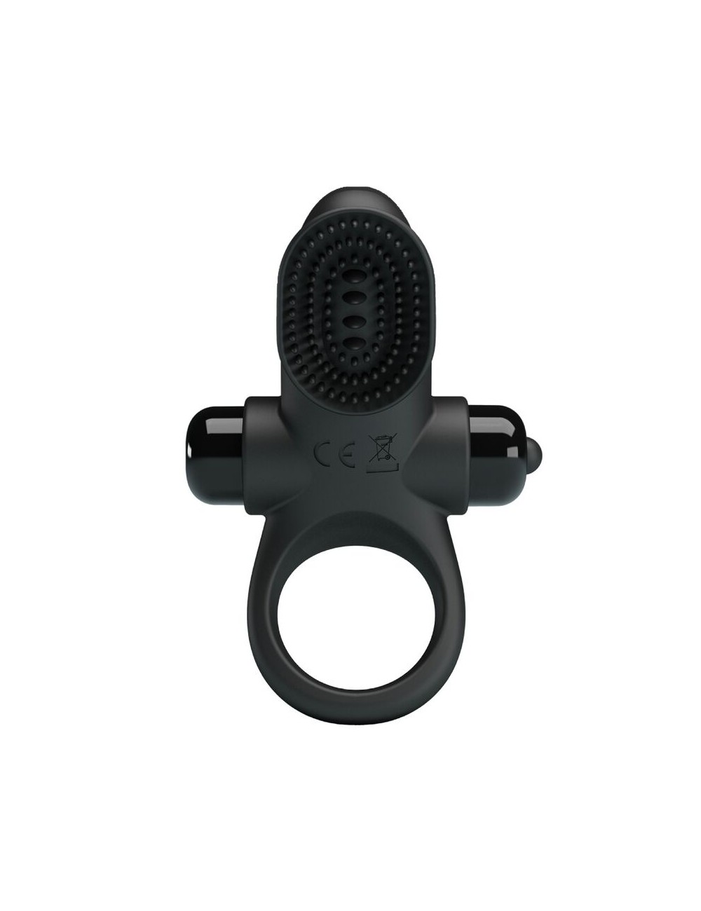 PRETTY LOVE - ANELLO VIBRATORE II PER IL PENE NERO