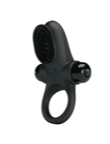 PRETTY LOVE - ANELLO VIBRATORE II PER IL PENE NERO