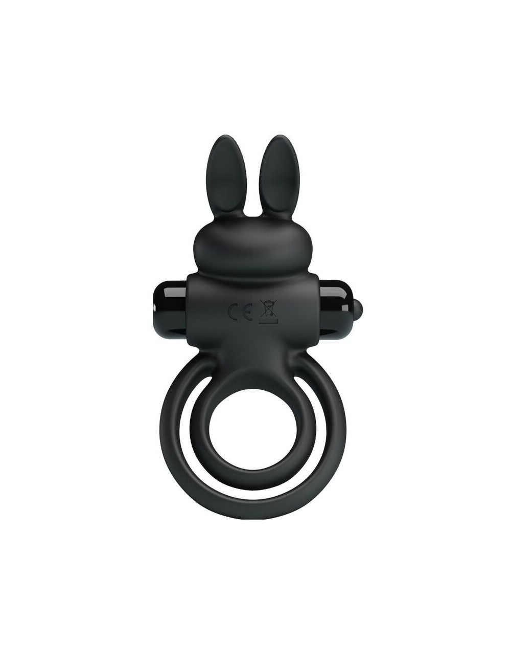 PRETTY LOVE - ANELLO VIBRATOR III RABBIT PER PENE NERO