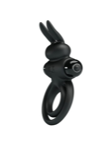 PRETTY LOVE - ANELLO VIBRATOR III RABBIT PER PENE NERO