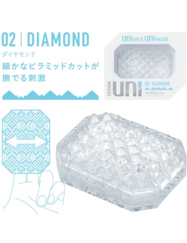 TENGA - DITALE MASTURBATORE UNI DIAMOND