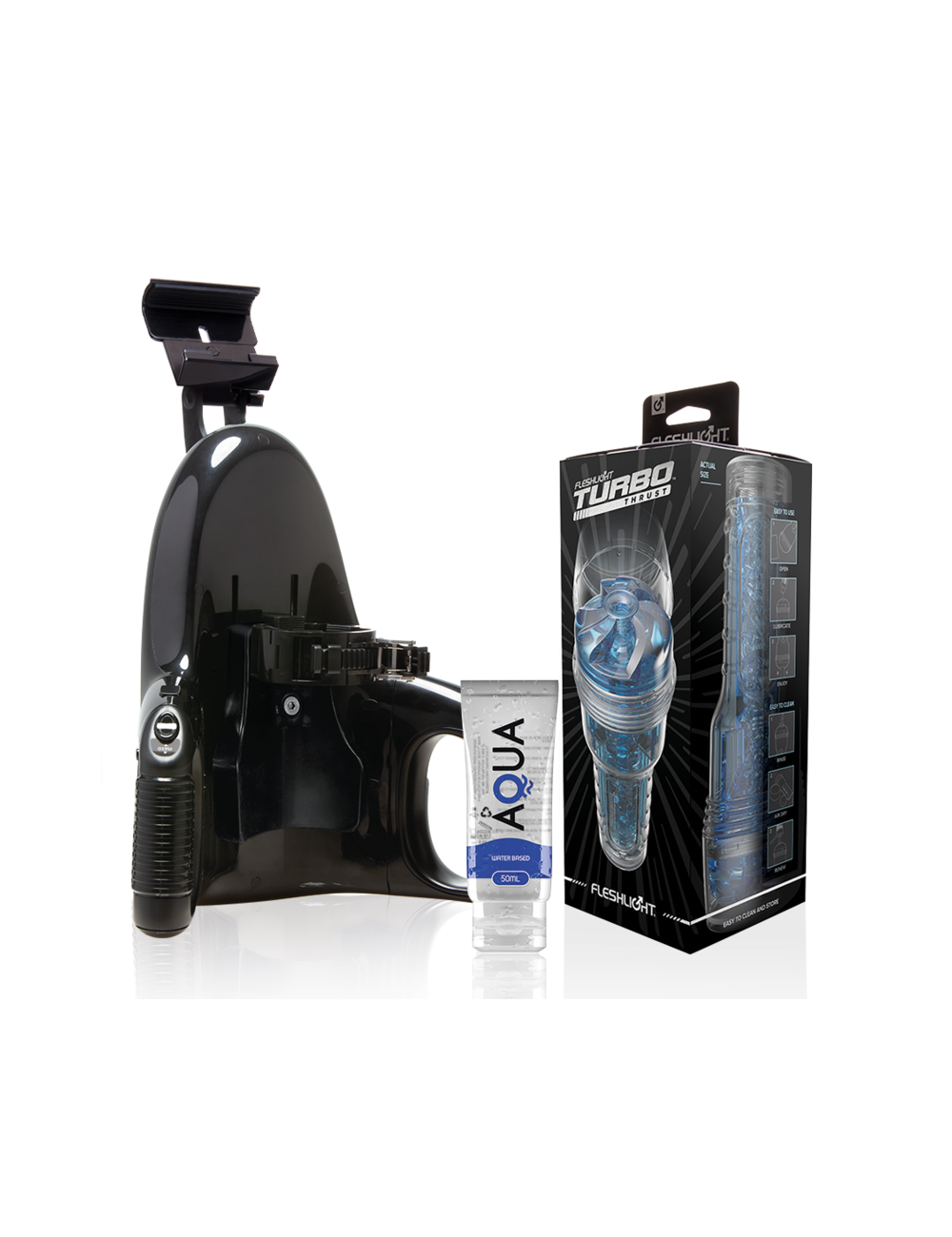 FLESHLIGHT - TURBO THRUST BLUE ICE + LANCIO UNIVERSALE + LUBRIFICANTE DI QUALITÀ AQUA 50 ML FLESHLIGHT - TURBO THRUST BLUE ICE + LANCIO UNIVERSALE + LUBRIFICANTE DI QUALITÀ AQUA 50 ML