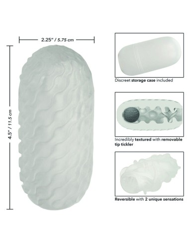 CALIFORNIA EXOTICS - BOUNDLESS SFERA SQUISHY REVERSIBILE GIALLA