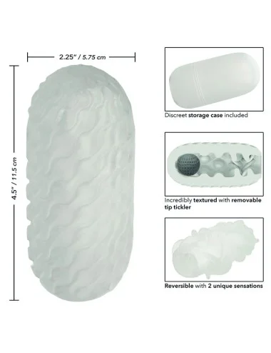 CALIFORNIA EXOTICS - BOUNDLESS SFERA SQUISHY REVERSIBILE GIALLA