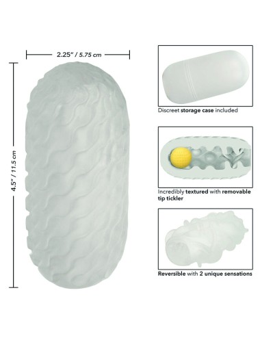 CALIFORNIA EXOTICS - BOUNDLESS SFERA SQUISHY REVERSIBILE GRIGIA