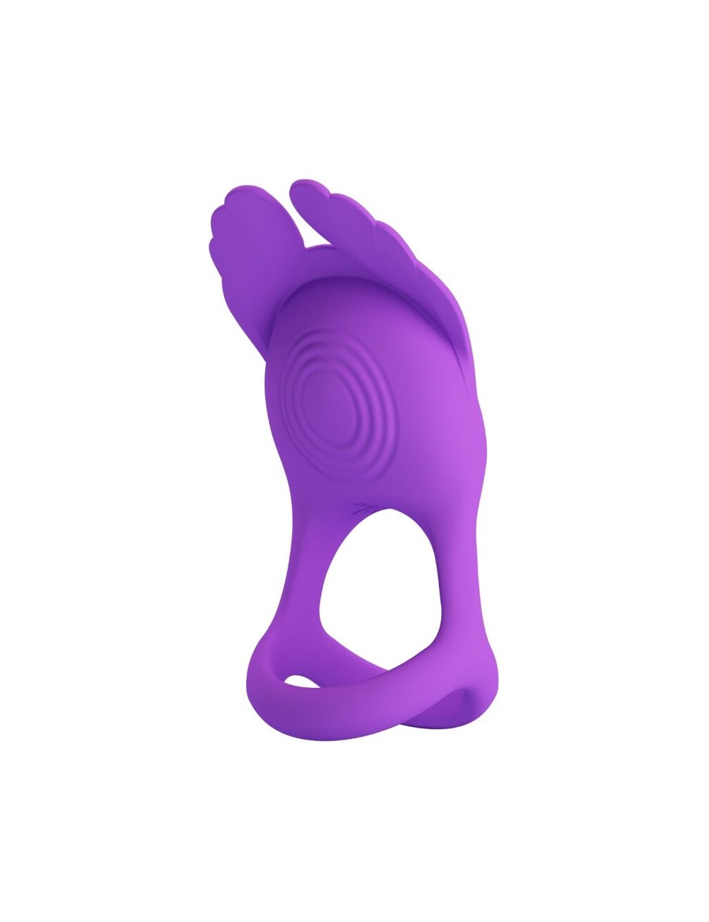 PRETTY LOVE - ANELLO PER PENE VIBRANTE 7 VIBRAZIONI IN SILICONE VIOLA