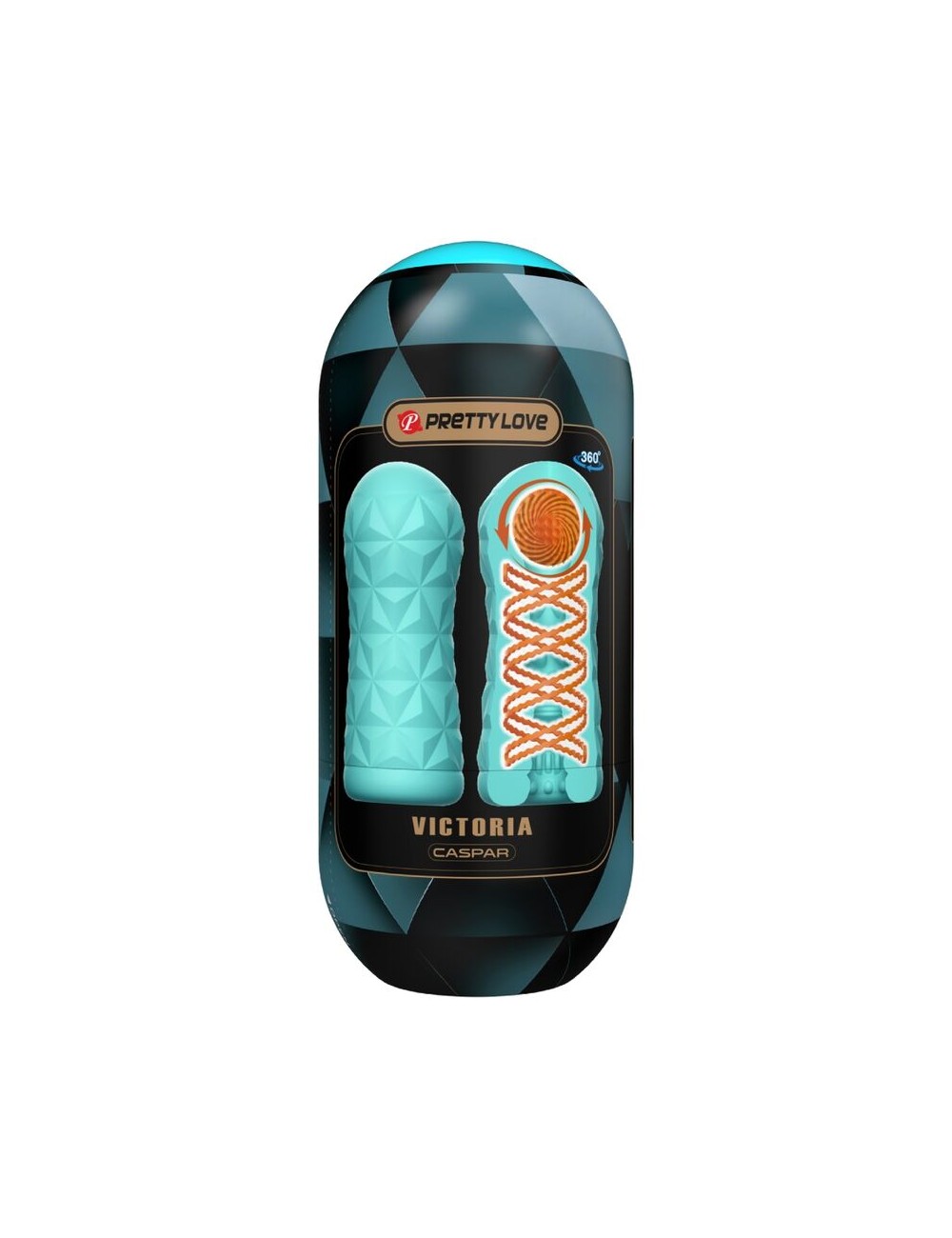 PRETTY LOVE - MASTURBATORE VICTORIA CASPAR VERDE ACQUA