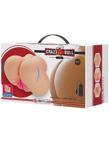 CRAZY BULL - VIBRATORE REALISTICO PER VAGINA E ANO LUNA