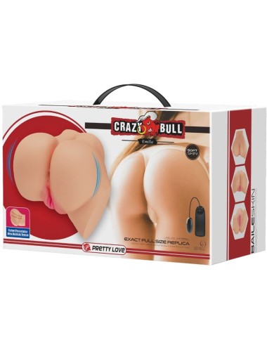 CRAZY BULL - VIBRATORE REALISTICO PER VAGINA E ANO EMILIA