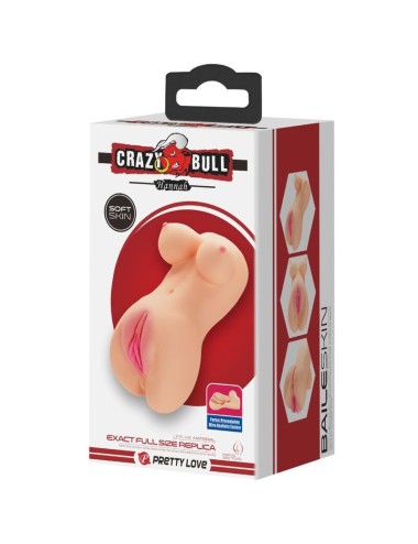 CRAZY BULL - VIBRATORE HANNAH PER VAGINA E ANO REALISTICI