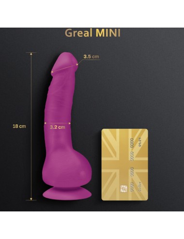 G-VIBE - GREAL MINI DILDO VIBRATORE IN SILICONE FUCSIA