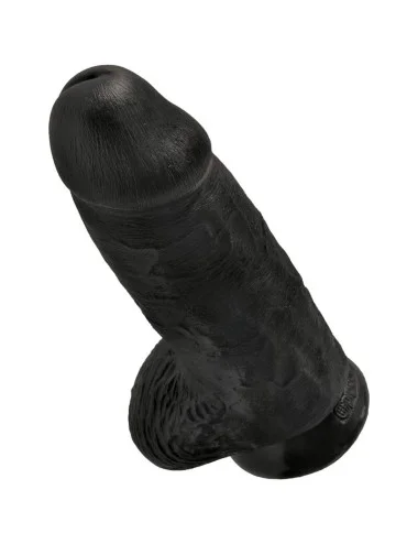 KING COCK - PENE REALISTICO PASSODATO 23 CM NERO