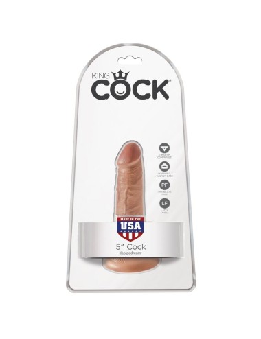 KING COCK - PENE REALISTICO 12 CM CARAMEL