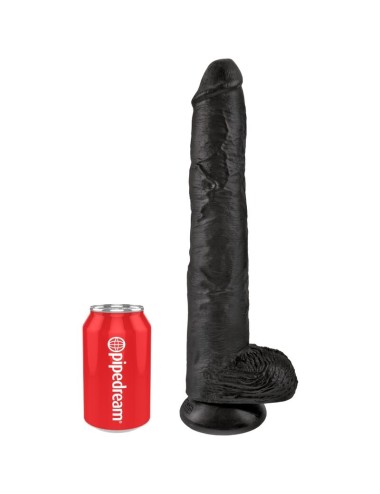KING COCK - PENE REALISTICO CON SFERE 30.5 CM NERO