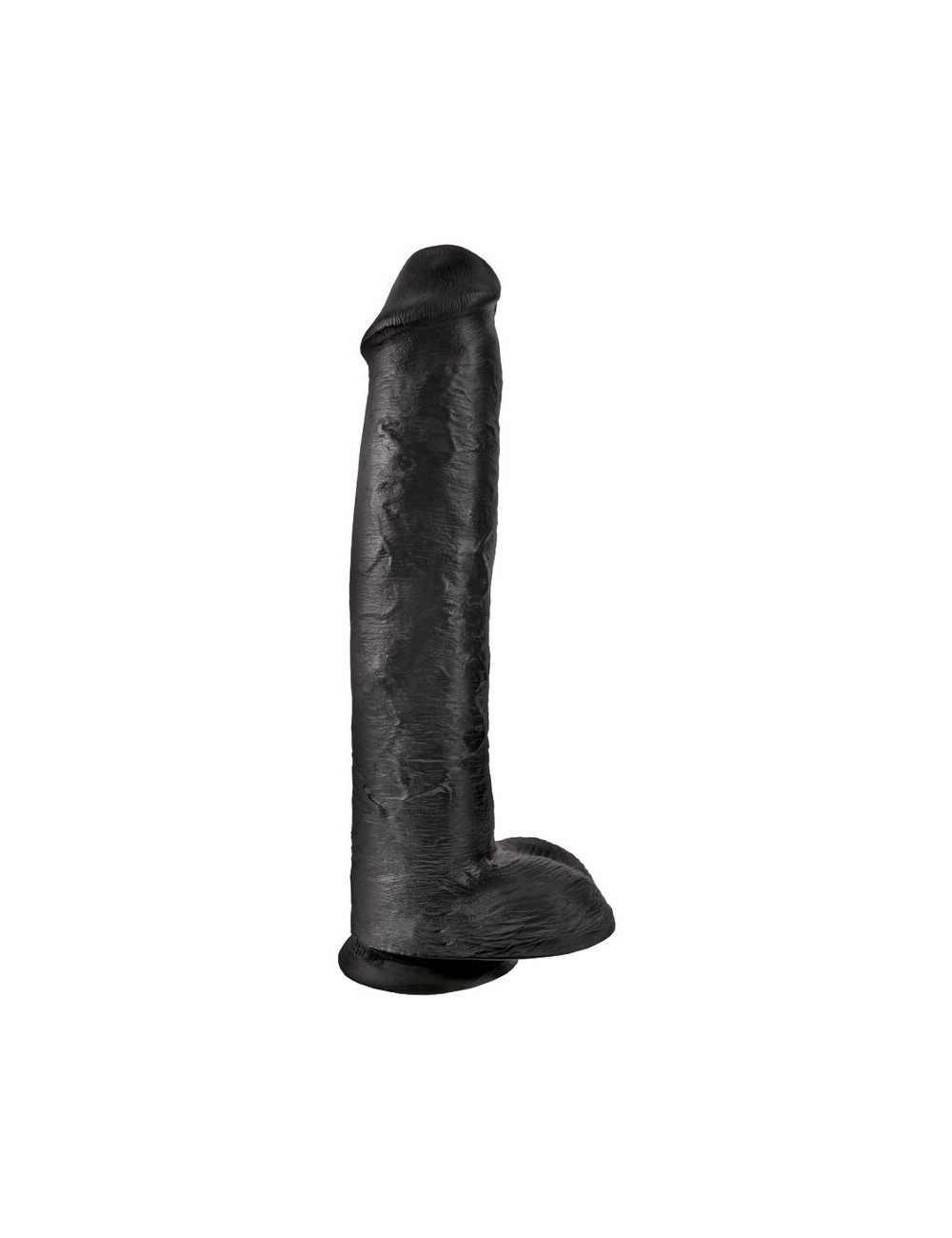 KING COCK - PENE REALISTICO CON SFERE 34.2 CM NERO KING COCK - PENE REALISTICO CON SFERE 34.2 CM NERO