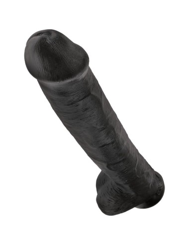 KING COCK - PENE REALISTICO CON SFERE 34.2 CM NERO