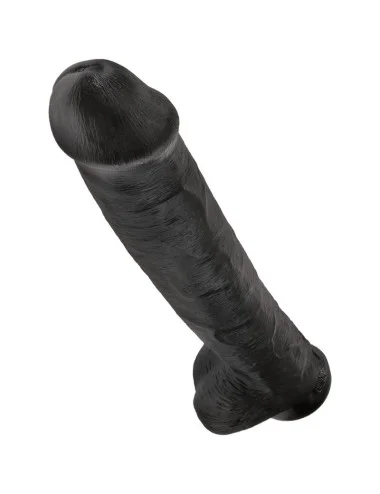 KING COCK - PENE REALISTICO CON SFERE 34.2 CM NERO