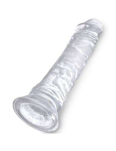 KING COCK - PENE REALISTICO CHIARO 19.7 CM TRASPARENTE