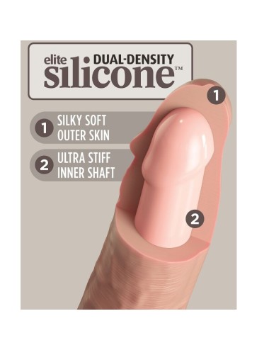 KING COCK - ELITE DILDO REALISTICO IN SILICONE 15.2 CM
