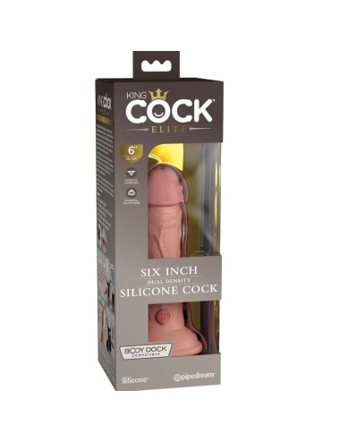 KING COCK - ELITE DILDO REALISTICO IN SILICONE 15.2 CM