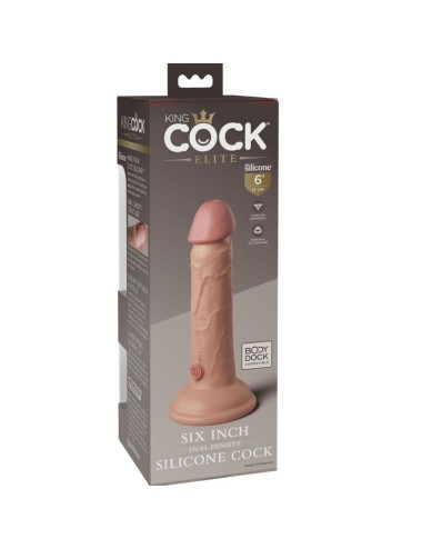 KING COCK - ELITE DILDO REALISTICO IN SILICONE 15.2 CM