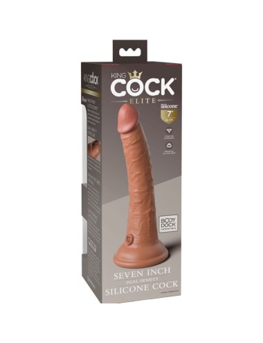 KING COCK - ELITE DILDO REALISTICO IN SILICONE 17.8 CM CARAMEL