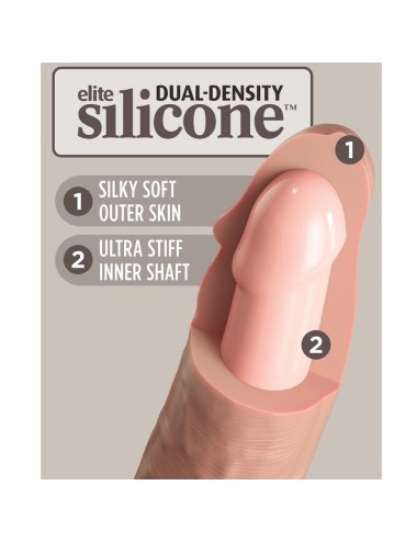 KING COCK - ELITE DILDO REALISTICO IN SILICONE 20.3 CM