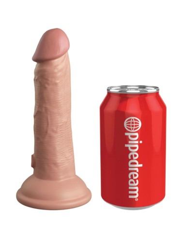 KING COCK - ELITE DILDO REALISTICO VIBRANTE E SILICONE 15.2 CM