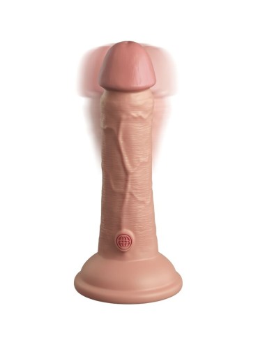 KING COCK - ELITE DILDO REALISTICO VIBRANTE E SILICONE 15.2 CM