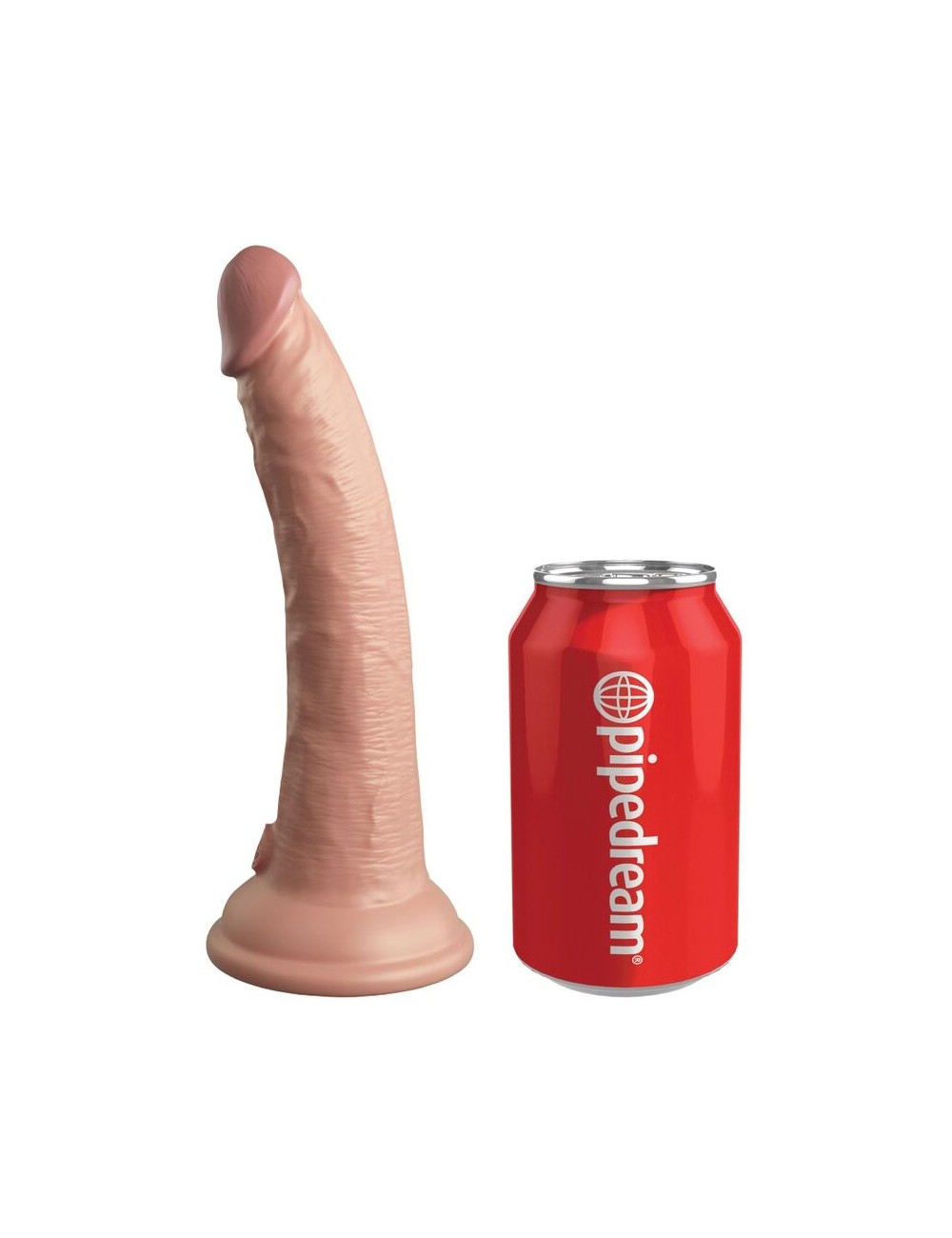 KING COCK - ELITE VIBRATORE DILDO REALISTICO E TELECOMANDO IN SILICONE 17.8 CM KING COCK - ELITE VIBRATORE DILDO REALISTICO E TELECOMANDO IN SILICONE 17.8 CM