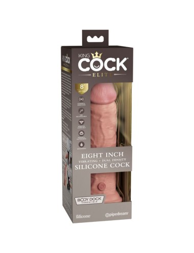 KING COCK - ELITE DILDO REALISTICO VIBRANTE E SILICONE 20.3 CM