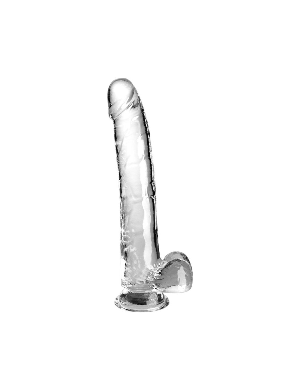 KING COCK - CLEAR DILDO CON TESTICOLI 24.8 CM TRASPARENTE KING COCK - CLEAR DILDO CON TESTICOLI 24.8 CM TRASPARENTE