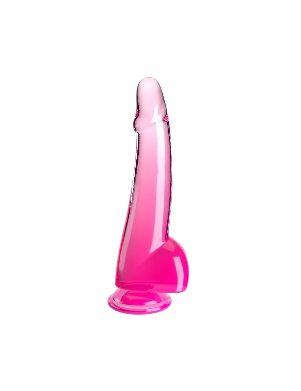 KING COCK - CLEAR DILDO CON TESTICOLI 19 CM ROSA KING COCK - CLEAR DILDO CON TESTICOLI 19 CM ROSA