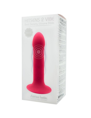 ADRIEN LASTIC - HITSENS VIBE 2 DILDO IN SILICONE ROSA