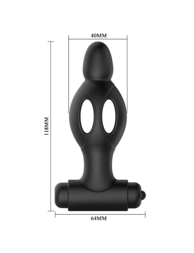 MR PLAY - PLUG ANALE IN SILICONE CON VIBRAZIONE