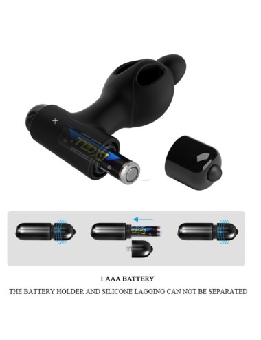 MR PLAY - PLUG ANALE IN SILICONE CON VIBRAZIONE