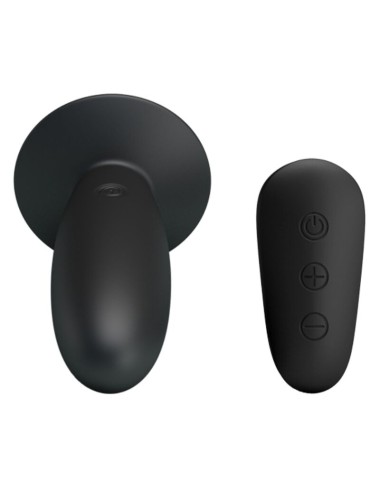 MR PLAY - PLUG ANALE CON TELECOMANDO VIBRAZIONE NERO