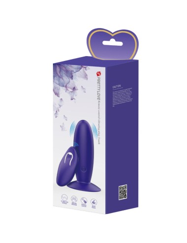 PRETTY LOVE - YOUTH PLUG VIBRATORE ANALE TELECOMANDO VIOLETTO