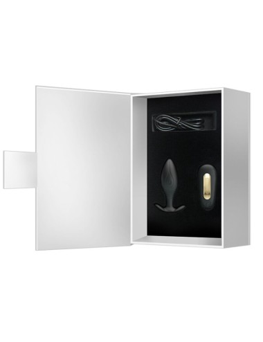 PRETTY LOVE - VIBRATORE RICARICABILE PLUG ANALE REGINA NERO