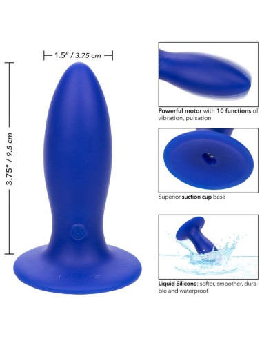 ADMIRAL - VIBRATORE PLUG ANALE TORPEDO BLU