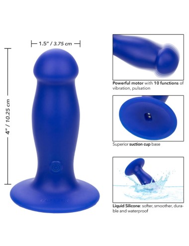 ADMIRAL - VIBRATORE PLUG ANALE FIRST MATE BLU