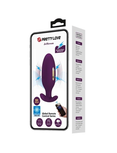 PRETTY LOVE - PLUG ANALE CONTROLLATO DA APP JEFFERSON VIOLA