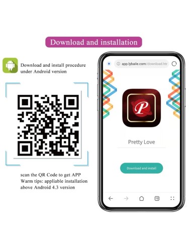 PRETTY LOVE - PLUG ANALE CONTROLLATO DA APP JEFFERSON VIOLA