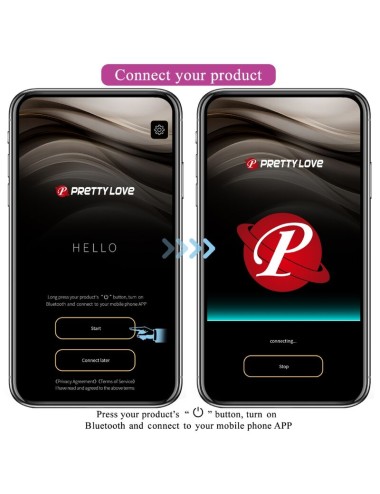 PRETTY LOVE - PLUG ANALE CONTROLLATO DA APP JEFFERSON VIOLA