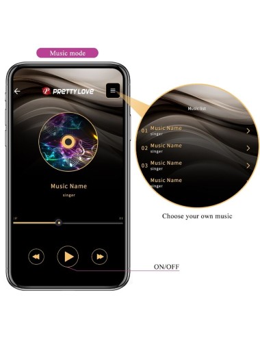PRETTY LOVE - PLUG ANALE CONTROLLATO DA APP JEFFERSON VIOLA