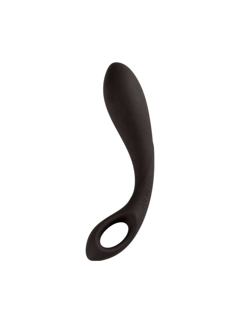 ALIVE - MASSAGGIATORE ANALE CUORE NERO 15 CM