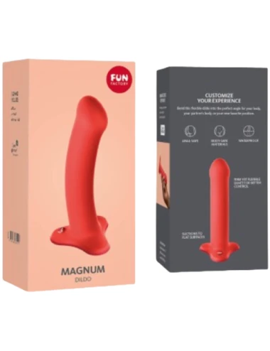 FUN FACTORY - MAGNUM DILDO FLASHY CORALLO