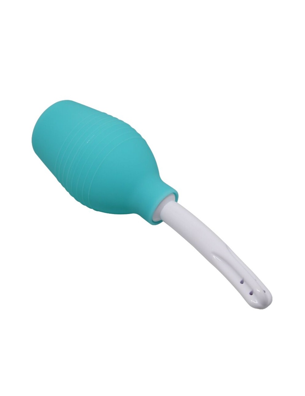 MR PLAY - DOCCIA ANALE IN GOMMA BLU PERA MR PLAY - DOCCIA ANALE IN GOMMA BLU PERA